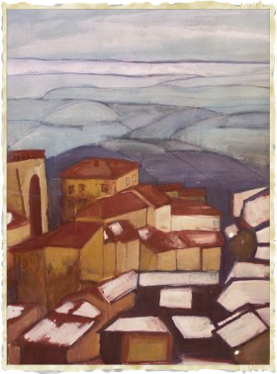 Roof gouache 2007 Roof gouache 2007